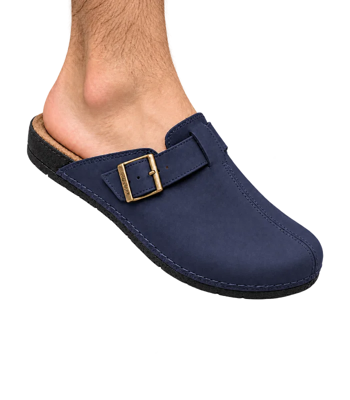Sabot orthopédique pour homme bleu