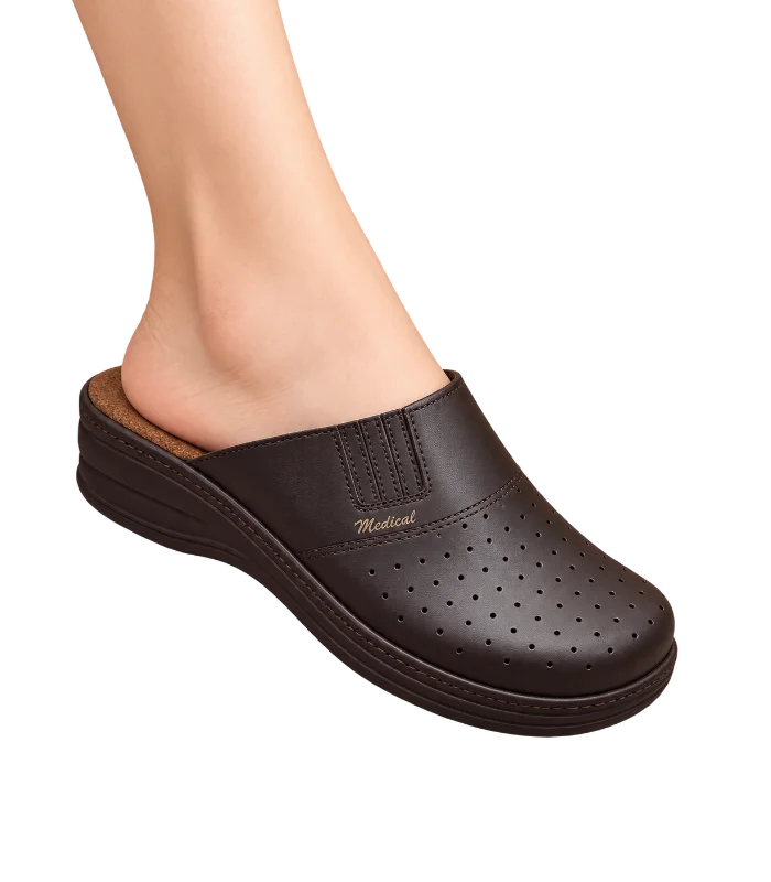 sabot orthopédique homme - femme Ref 212 marron