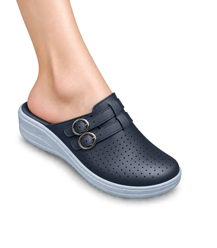 sabot orthopédique bleu